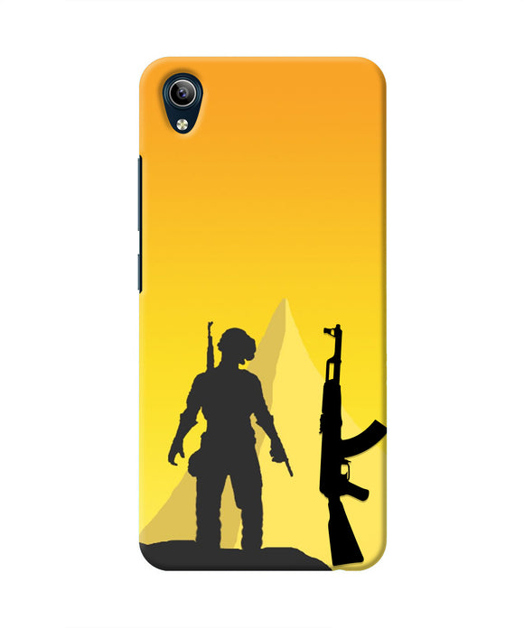 PUBG Silhouette Vivo Y91i/Y1s Real 4D Back Cover