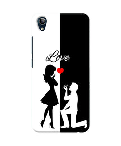 Love propose black and white Vivo Y91i/Y1s Back Cover