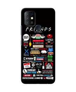 FRIENDS Infinix Hot 10 Back Cover