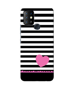 Abstract heart Infinix Hot 10 Back Cover