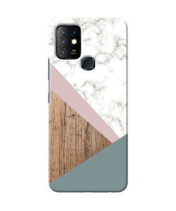 Marble wood Abstract Infinix Hot 10 Back Cover