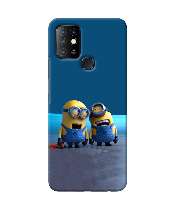 Minion Laughing Infinix Hot 10 Back Cover