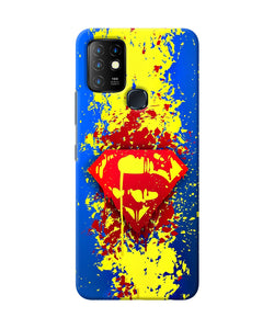 Superman logo Infinix Hot 10 Back Cover