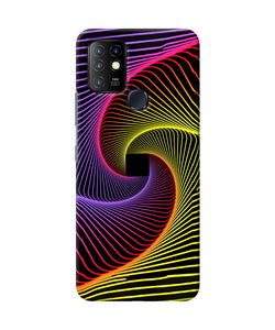 Colorful Strings Infinix Hot 10 Back Cover