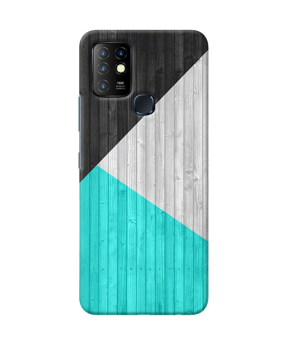 Wooden Abstract Infinix Hot 10 Back Cover