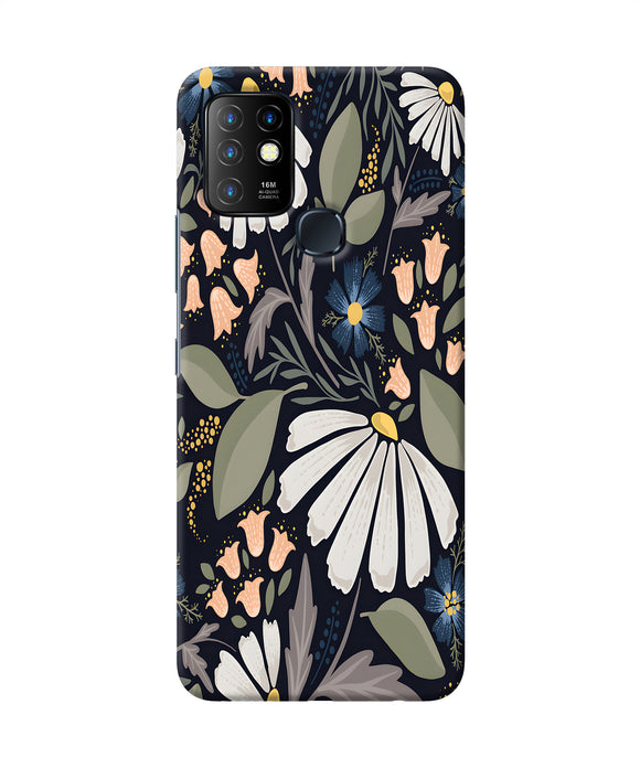 Flowers Art Infinix Hot 10 Back Cover