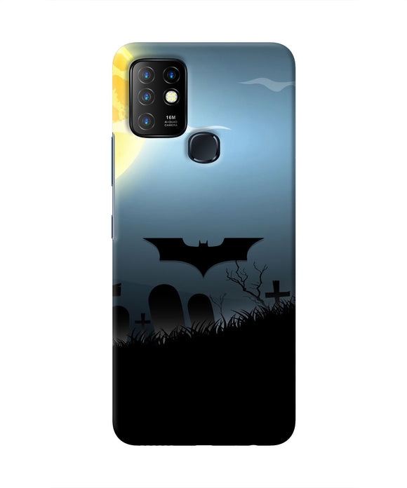 Batman Scary cemetry Infinix Hot 10 Real 4D Back Cover