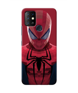 Spiderman Art Infinix Hot 10 Real 4D Back Cover