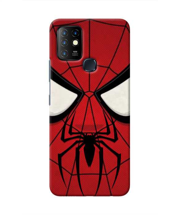 Spiderman Face Infinix Hot 10 Real 4D Back Cover