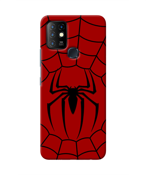 Spiderman Web Infinix Hot 10 Real 4D Back Cover