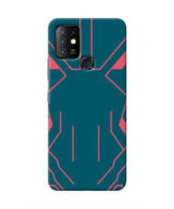 Superman Techno Infinix Hot 10 Real 4D Back Cover