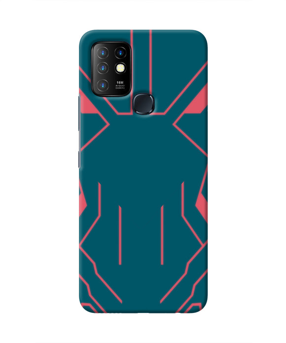 Superman Techno Infinix Hot 10 Real 4D Back Cover