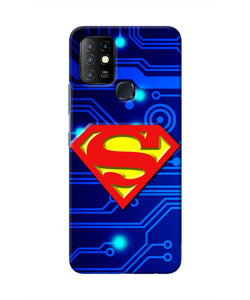 Superman Abstract Infinix Hot 10 Real 4D Back Cover