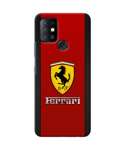 Ferrari Abstract Infinix Hot 10 Real 4D Back Cover