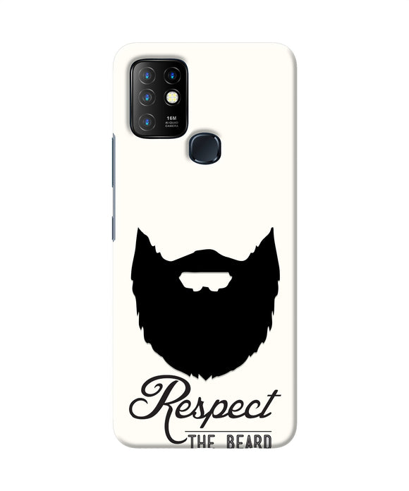 Respect the Beard Infinix Hot 10 Real 4D Back Cover