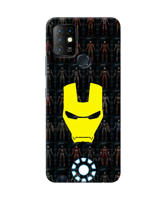 Iron Man Suit Infinix Hot 10 Real 4D Back Cover