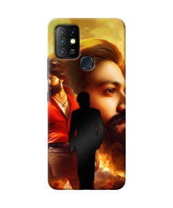 Rocky Bhai Walk Infinix Hot 10 Real 4D Back Cover