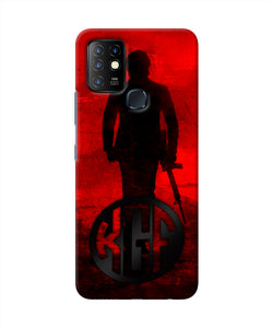 Rocky Bhai K G F Chapter 2 Logo Infinix Hot 10 Real 4D Back Cover