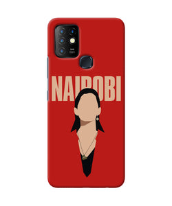 Nairobi Paint Money Heist Infinix Hot 10 Back Cover