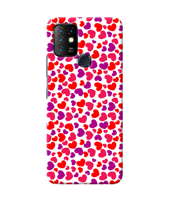 Heart print Infinix Hot 10 Back Cover