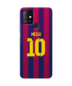 Messi 10 tshirt Infinix Hot 10 Back Cover