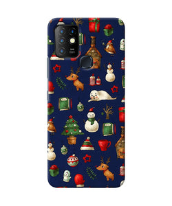 Canvas christmas print Infinix Hot 10 Back Cover