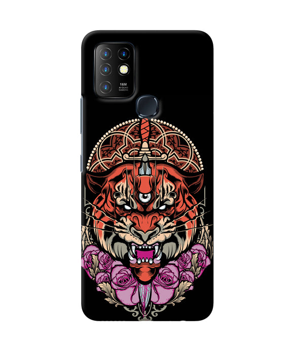 Abstract tiger Infinix Hot 10 Back Cover