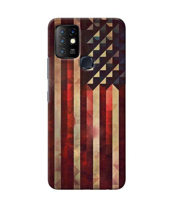 Vintage US flag Infinix Hot 10 Back Cover