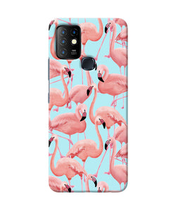 Abstract sheer bird print Infinix Hot 10 Back Cover