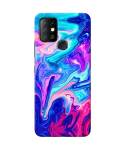 Abstract colorful water Infinix Hot 10 Back Cover