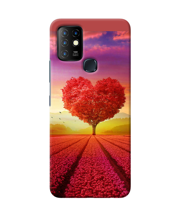 Natural heart tree Infinix Hot 10 Back Cover