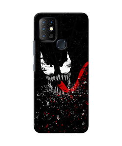 Venom black poster Infinix Hot 10 Back Cover