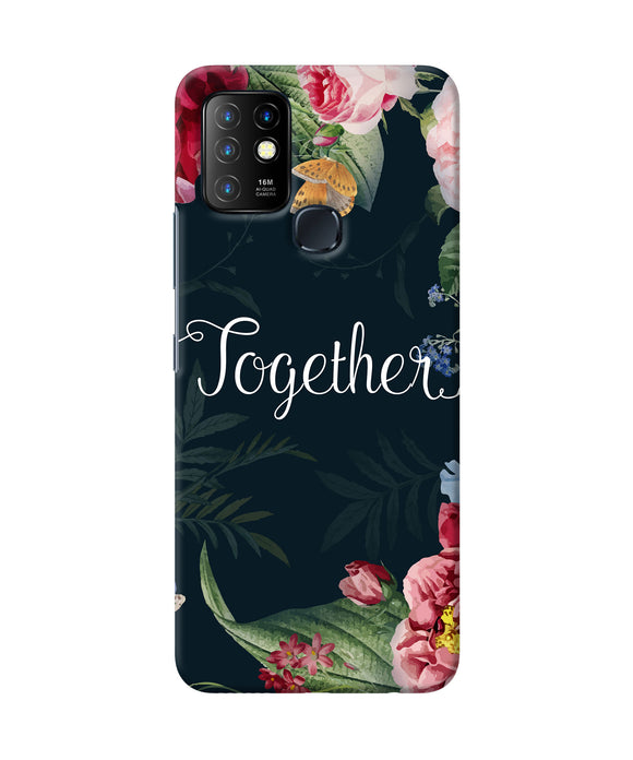 Together flower Infinix Hot 10 Back Cover