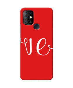 Love two Infinix Hot 10 Back Cover