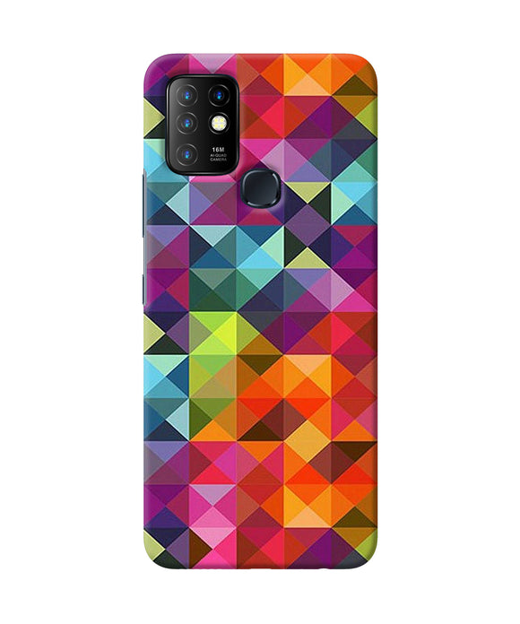 Abstract triangle pattern Infinix Hot 10 Back Cover