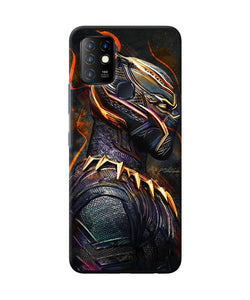 Black panther side face Infinix Hot 10 Back Cover