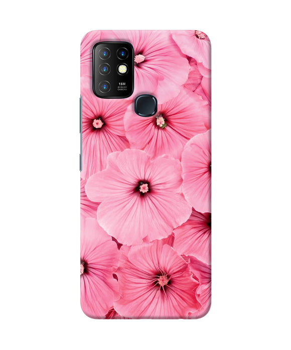 Pink flowers Infinix Hot 10 Back Cover