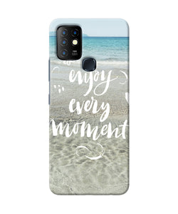 Enjoy every moment sea Infinix Hot 10 Back Cover