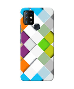 Abstract color box Infinix Hot 10 Back Cover