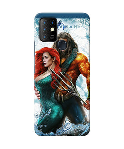 Aquaman couple water Infinix Hot 10 Back Cover