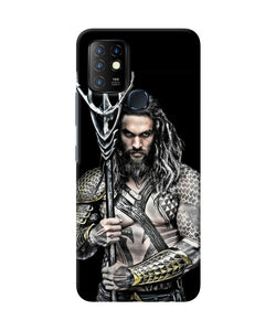 Aquaman trident black Infinix Hot 10 Back Cover