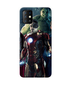 Ironman hulk space Infinix Hot 10 Back Cover