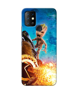 Groot angry Infinix Hot 10 Back Cover