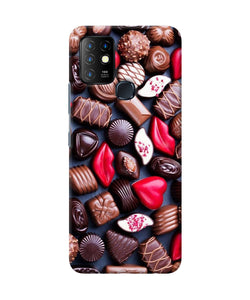 Valentine special chocolates Infinix Hot 10 Back Cover