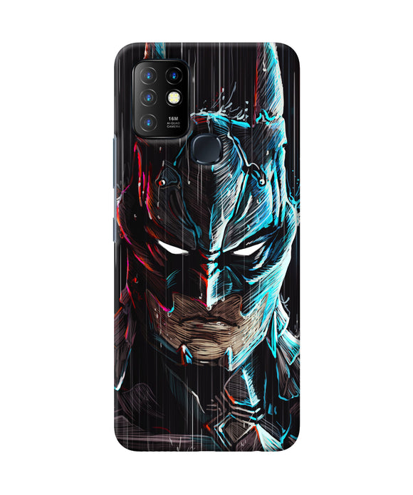 Batman face Infinix Hot 10 Back Cover