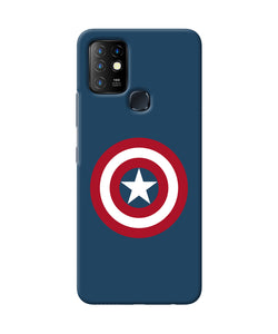 Captain america logo Infinix Hot 10 Back Cover