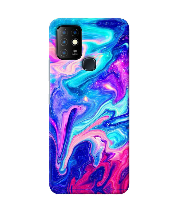 Abstract colorful water Infinix Hot 10 Back Cover