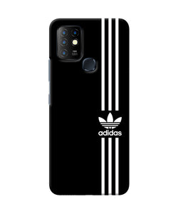 Adidas strips logo Infinix Hot 10 Back Cover