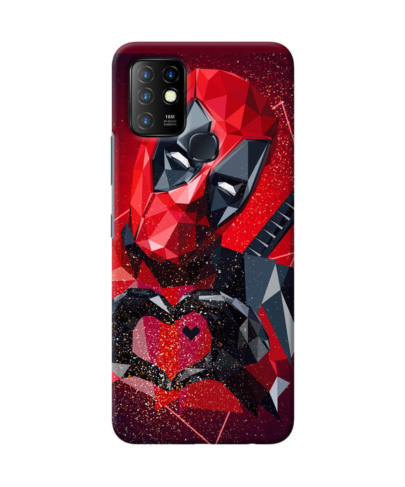 Deadpool love Infinix Hot 10 Back Cover