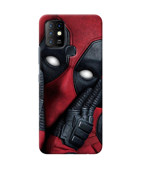 Thinking deadpool Infinix Hot 10 Back Cover